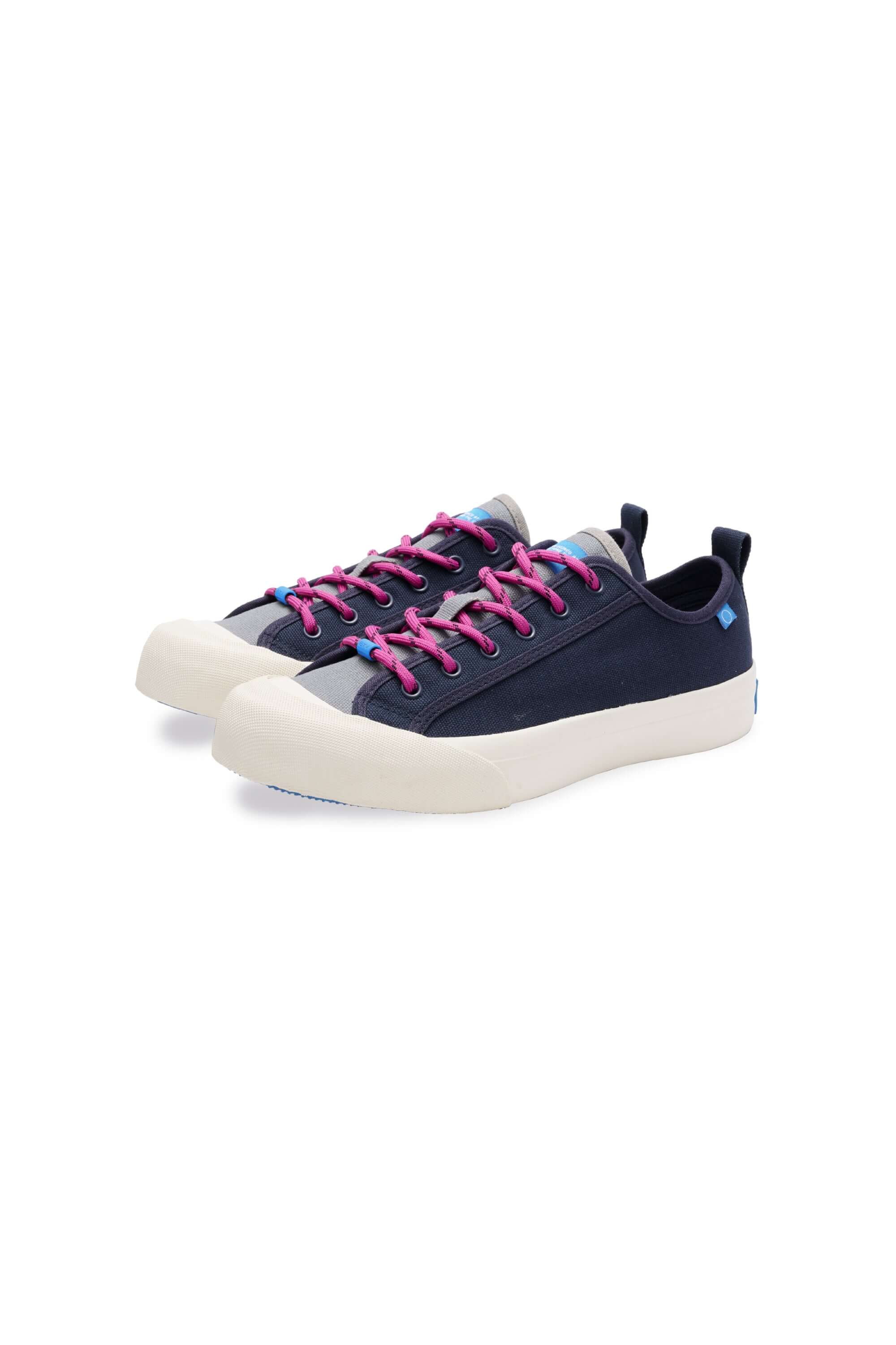 lace:colourblock navy-dark pink paracord